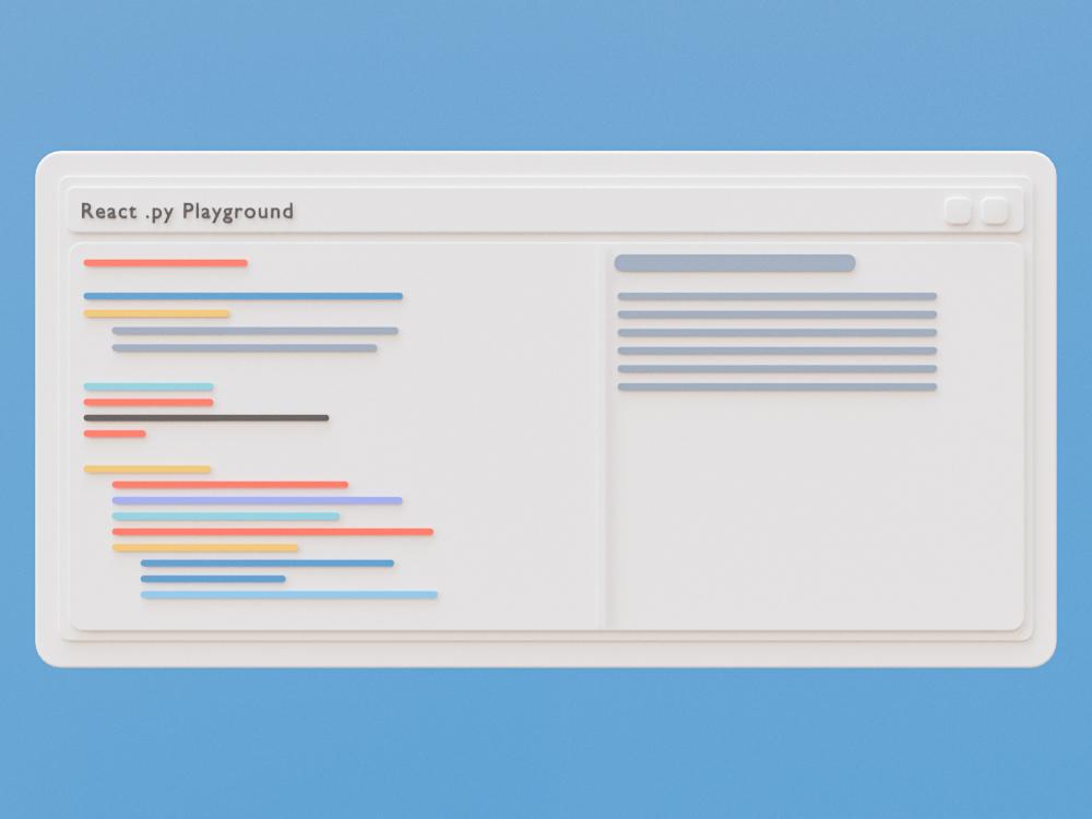 React .py Playground